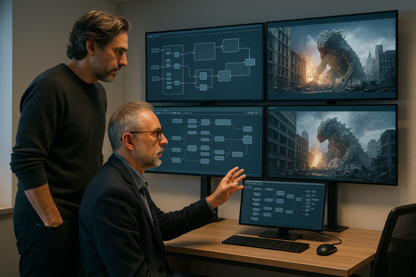 VFX pipeline workflow review with AI-assisted tools